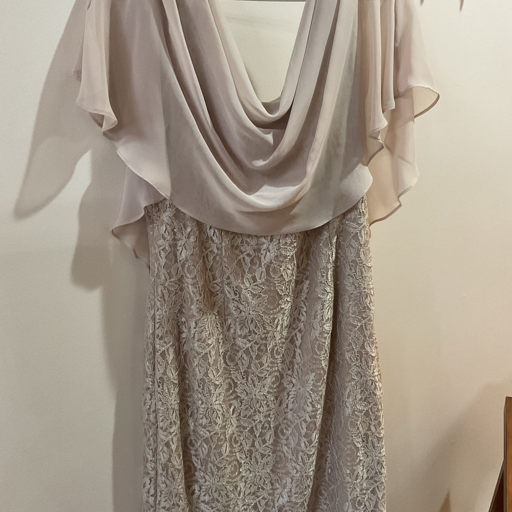 JH Evenings Champagne dress. Size 14